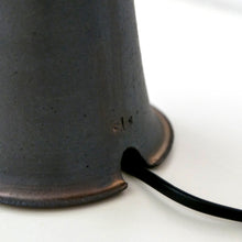 Load image into Gallery viewer, || SOLD || KARNAK LOTUS VI, Iron Copper Ceramics Floral Table Lamp 銅鐵陶瓷花形檯燈