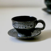 Load image into Gallery viewer, || SOLD ||  B.ROCK Ceramics Espresso Cup 黑蝕岩 陶瓷特濃咖啡杯
